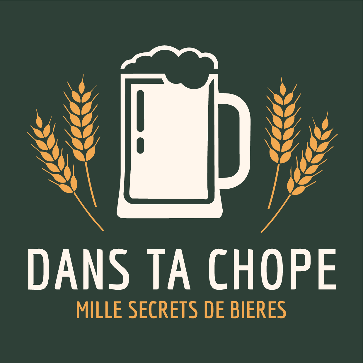Logo sous fond vert